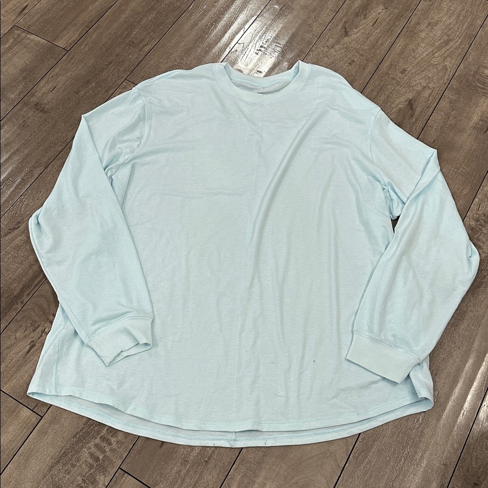NWT Nike Dri Fit womens long sleeve shirt blue size XL training